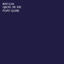 #201C44 - Port Gore Color Image